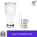 Qualitäts-Glasschalen-klares Glas-Bier-Becher Kb-Hn0318